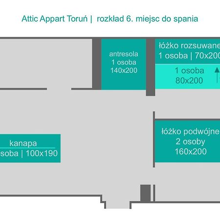 Attic Appart Stary Toruń Exteriér fotografie