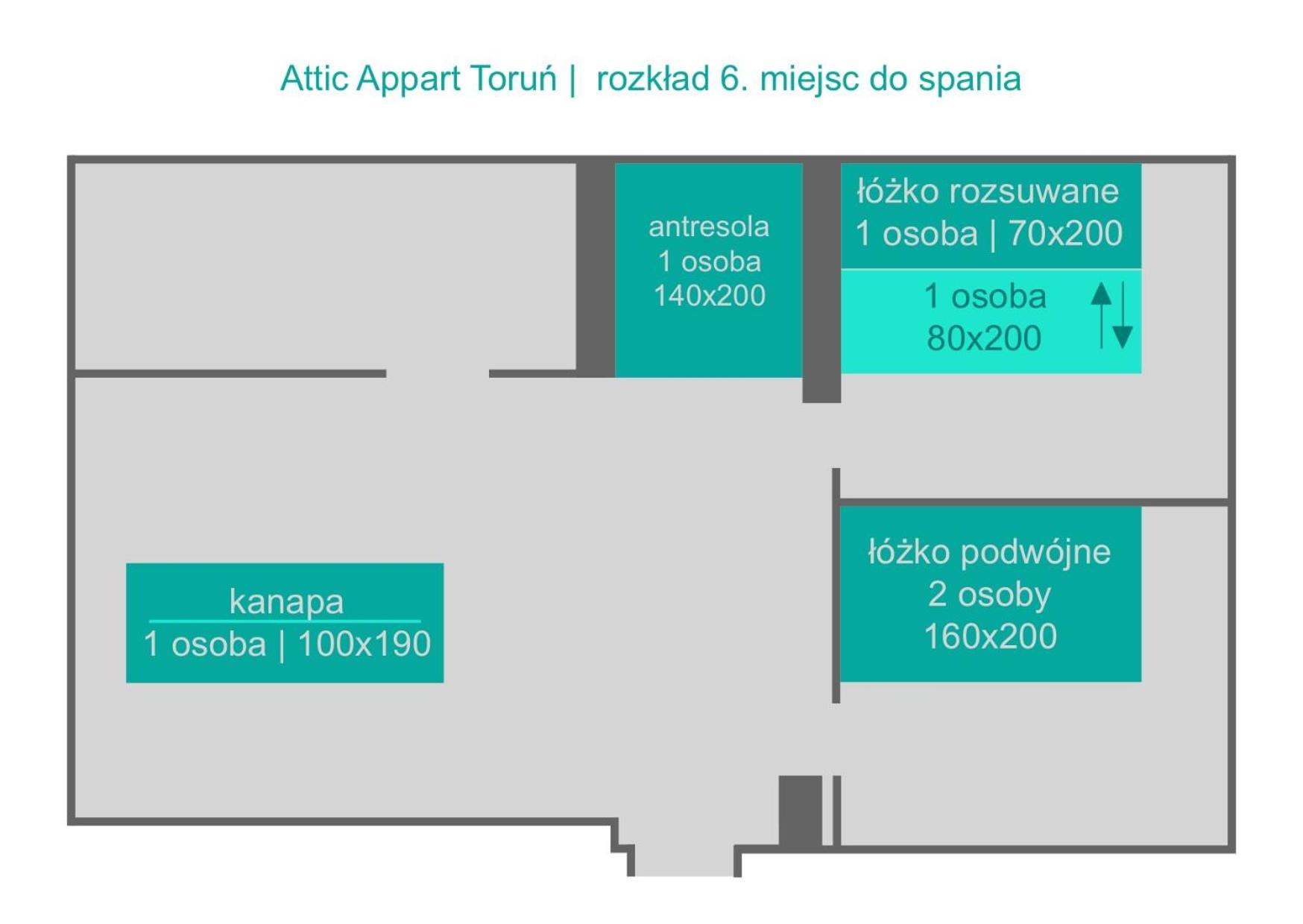 Attic Appart Stary Toruń Exteriér fotografie